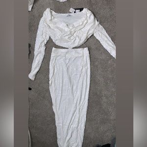 2 piece sequins set